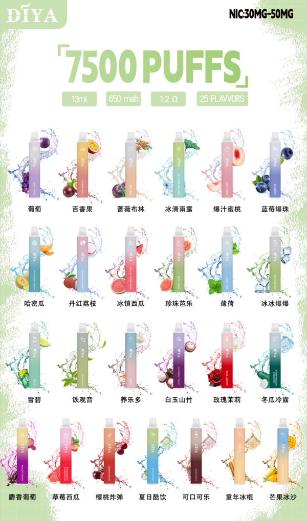 DIYA叮啞拋棄7500口 順口很好抽 滿十送一：圖片 6